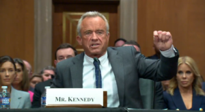 RFK Jr. at his hearing to be Secreatry of Health and Human Services by By U.S. Senate Senate Committee on Health via Wikimedia Commons, licensed under CC BY 3.0